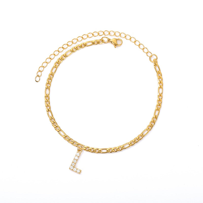 Bracelet with personalized initial – Custom elegance