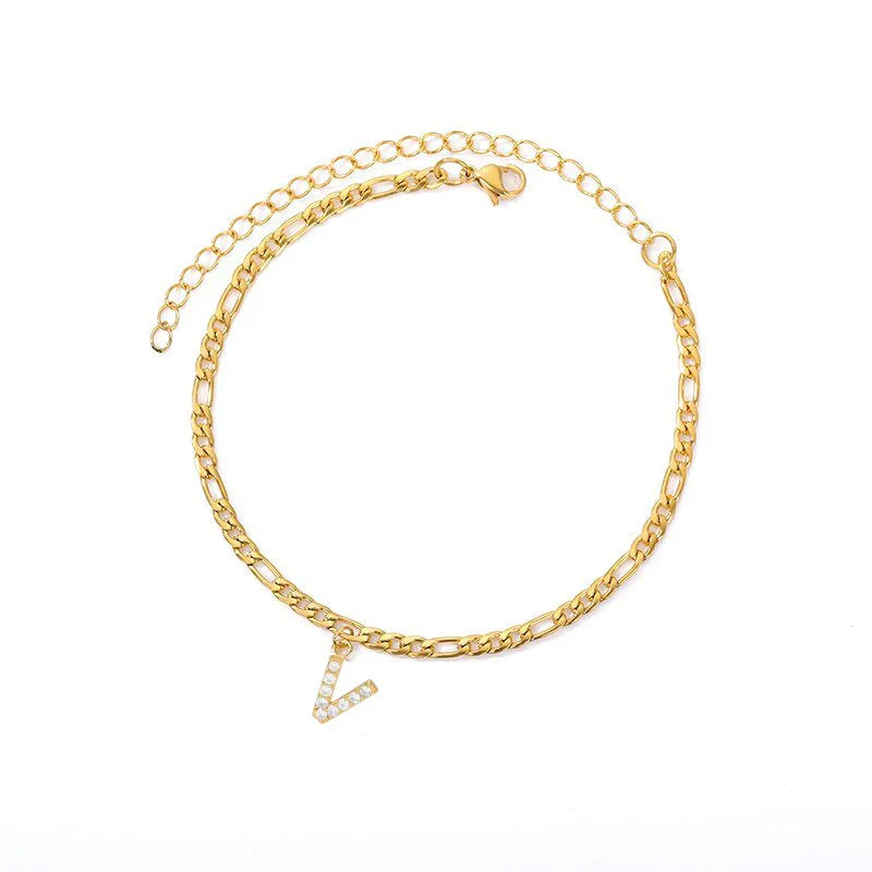 Bracelet with personalized initial – Custom elegance