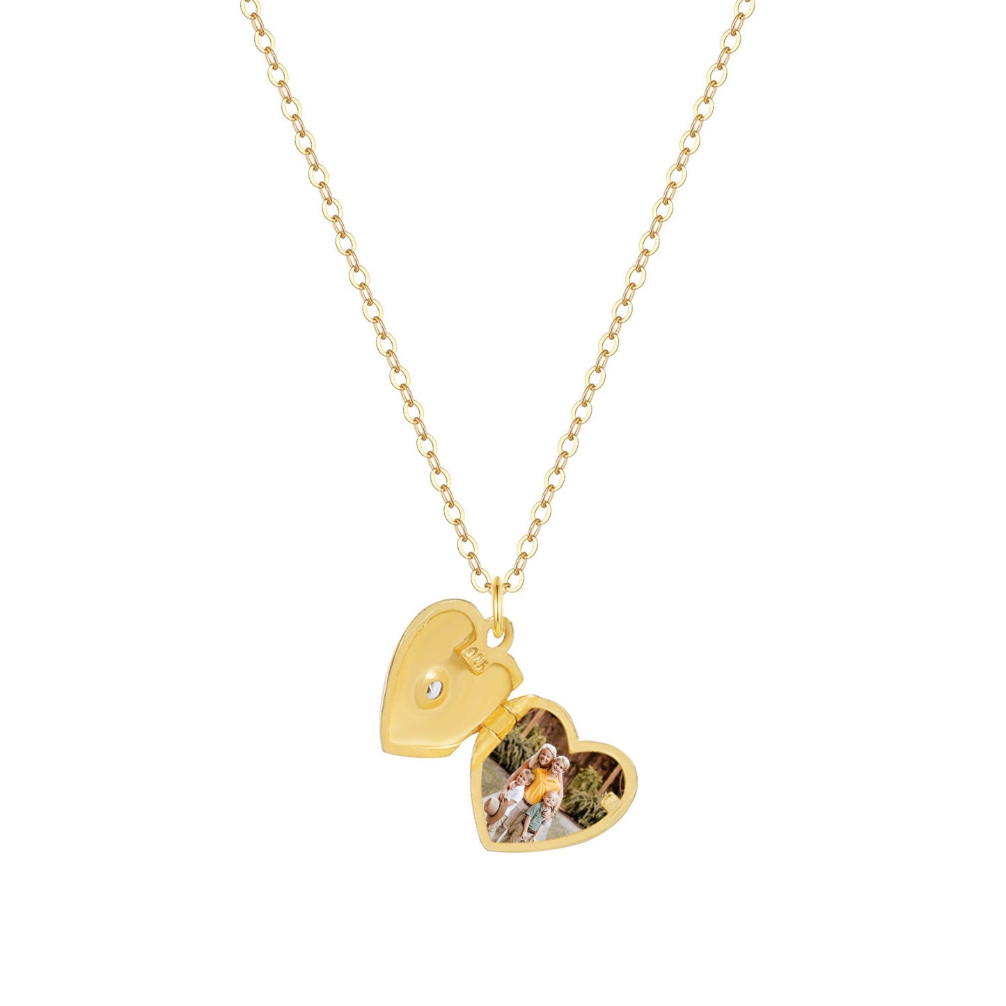 Collier médaillon coeur Isabella