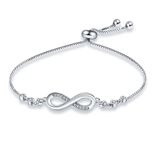 Bracelet France Amour éternel en argent sterling